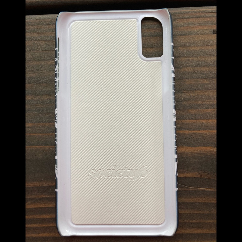 Iphone Case White Mandela on Black - Picture 2 of 5